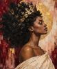 Crowned in Stillness | Oil And Acrylic Painting in Paintings by Madame A. K. Selestan