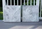 Plum Neutral I & II | Oil And Acrylic Painting in Paintings by Sorelle Gallery