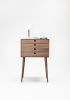 Mid Century Chest of Drawers, Cabinet with 4 Drawers | Dresser in Storage by Manuel Barrera Habitables. Item composed of walnut