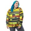 Unisex Sweatshirt - City in Grids - Geometric Abstract Urban | Work by Eman's Gallery