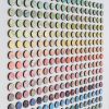 Three Hundred and Twenty Four Rainbow Map Dots Collage | Paintings by Amelia Coward