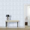 Water - Light Blue on White - Medium Wallpaper Print | Wall Treatments by Sean Martorana. Item composed of paper