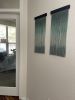 Set of Deep Waters Dip Dye Wall Hangings | Wall Sculpture in Wall Hangings by Mpwovenn Fiber Art by Mindy Pantuso