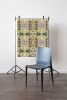 Jellyfish, Chartreuse | Fabric in Linens & Bedding by Philomela Textiles & Wallpaper. Item made of linen