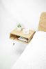 Floating Wood Nightstand | Storage by Manuel Barrera Habitables. Item made of walnut compatible with scandinavian style