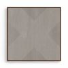 Geo X in Stone by DSCVR Art Framed Canvas Wall Art | Prints by ArtCollectiv
