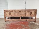 Model #1082 - Custom Double Sink Bathroom Vanity | Countertop in Furniture by Limitless Woodworking. Item made of maple wood compatible with mid century modern and contemporary style