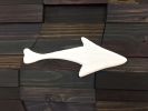 Lone Shark | Wall Sculpture in Wall Hangings by StainsAndGrains. Item made of wood works with contemporary & industrial style