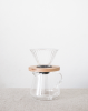 Clear Pour Over Set | Glass in Drinkware by Vanilla Bean