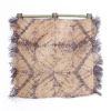 Raffia Wall Hanging-Shibori Spider Web Pattern-Lavender Grey | Tapestry in Wall Hangings by Tanana Madagascar. Item composed of fiber