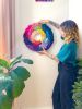 RAINBOW ROUNDIE open centre | Tapestry in Wall Hangings by Nova Mercury Design. Item composed of cotton and fiber