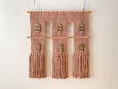 Horizon | Macrame Wall Hanging in Wall Hangings by Dörte Bundt. Item composed of birch wood and cotton in mid century modern or eclectic & maximalism style