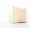Square Hemp Organic Kilim Pillow Case, Turkish Cushion Pillo | Pillows by Vintage Pillows Store