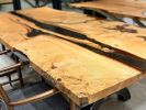 Epoxy Resin Table - Custom Dining Table - Handmade Table | Tables by Tinella Collection. Item composed of walnut and synthetic in contemporary or art deco style