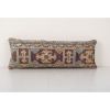 Vintage Muted Carpet Rug Bedding Pillow, Faded Ethnic Turkis | Cushion in Pillows by Vintage Pillows Store