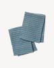 Grid Pillowcases - Blue | Pillows by MINNA