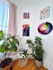 PATCHWORK RAINBOW woven wall hanging | Macrame Wall Hanging in Wall Hangings by Nova Mercury Design. Item composed of fiber