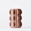 Arcissimo Vase Brown Small | Work by District Loom