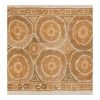 Vintage Tan Samarkand Tapestry - Tribal Embroidery Wall Deco | Tablecloth in Linens & Bedding by Vintage Pillows Store