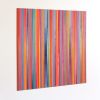 Irregular Bright Stripe Colour Study Painting | Paintings by Amelia Coward