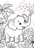 Cute Animals Coloring Pages Printable PDF | 15 Adorable Animal Coloring Sheets for Kids and Adults | Cat Dog Panda Owl Fox Turtle | Paintings by Colorize Paper Studio