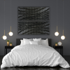 "ONYX" Parametric Wood Wall Art Decor | Mixed Media in Paintings by ArtMillWork Design