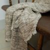 Natural Wild Silk Blanket 53x99 | Throw in Linens & Bedding by Vantage Design