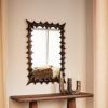 Brutalist Mirror Small Black | Work by District Loom