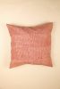 Crimson Dust Kalamkari Pillow | Pillows by Ninéh