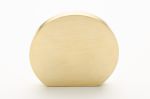 Globe 50 Brushed Brass | Knob in Hardware by Windborne Studios. Item made of brass