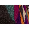 Checkered Vintage Turkish Tulu Rug With Mid-Century Modern | Area Rug in Rugs by Vintage Pillows Store. Item made of wool with fiber