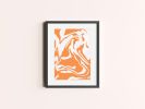 The Energy Of Orange Art Print | Prints by Britny Lizet. Item composed of paper in boho or contemporary style