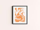 The Energy Of Orange Art Print | Prints by Britny Lizet. Item composed of paper in boho or contemporary style