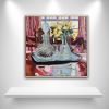 Yellow Flowers and Crystal | Oil And Acrylic Painting in Paintings by Meredith H. Item made of canvas compatible with boho and country & farmhouse style