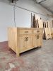 Model #1102 - Custom Kitchen Island | Countertop in Furniture by Limitless Woodworking. Item made of maple wood works with mid century modern & contemporary style