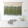 Extra Large Macrame Wall Hanging - "Deep Lake" | Wall Hangings by Rianne Aarts. Item composed of fiber