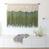 Extra Large Macrame Wall Hanging - "Deep Lake" | Wall Hangings by Rianne Aarts / Teddy and Wool Studio. Item made of fiber