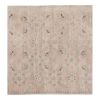 Mid Century Pastel Turkish Karapinar Rug with Modern Design | Area Rug in Rugs by Vintage Pillows Store. Item made of cotton