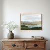 Saltwater Reverie - Original Coastal Landscape 12x16 | Mixed Media by Lara Eckerman Art