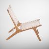 Grace Lounge Chair | Chairs by OM Editions: A Limited Edition Furniture Collection. Item composed of wood and leather