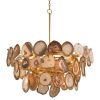 Alan Mizrahi KA1910 Agate Sliced | Chandeliers by Alan Mizrahi Lighting Design
