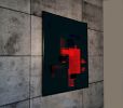 Red Square | Prints by Linda lhermite. Item made of canvas with metal