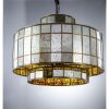 QZ7507 Vitti Mirrored Glass Chandelier | Chandeliers by Alan M