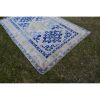 Vintage Blue Caucasian Rug - Traditional Hand Woven Wool | Area Rug in Rugs by Vintage Pillows Store. Item composed of cotton