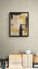 Ochre Drift | Ochre Abstract Original Painting | Oil And Acrylic Painting in Paintings by Abby May