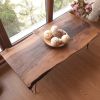 Live Edge Coffee Table | Tables by Ironscustomwood. Item made of wood with metal