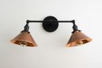 Copper Vanity Light - Model No. 8845 | Sconces by Peared Creation. Item made of brass