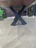 Epoxy Resin Dining Table - Custom Epoxy Table - River Table | Tables by Tinella Collection. Item composed of wood and synthetic in contemporary or country & farmhouse style