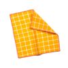 Tepache Yellow Windowpane Cloth Cocktail Napkins, Set of 4 | Linens & Bedding by Willow Ship