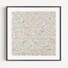 One Thousand And Twenty Four Map Dots Collage With Gold Leaf | Paintings by Amelia Coward